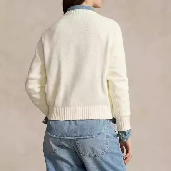 Polo by Ralph Lauren White Bear Sweater - Picture 2 of 7